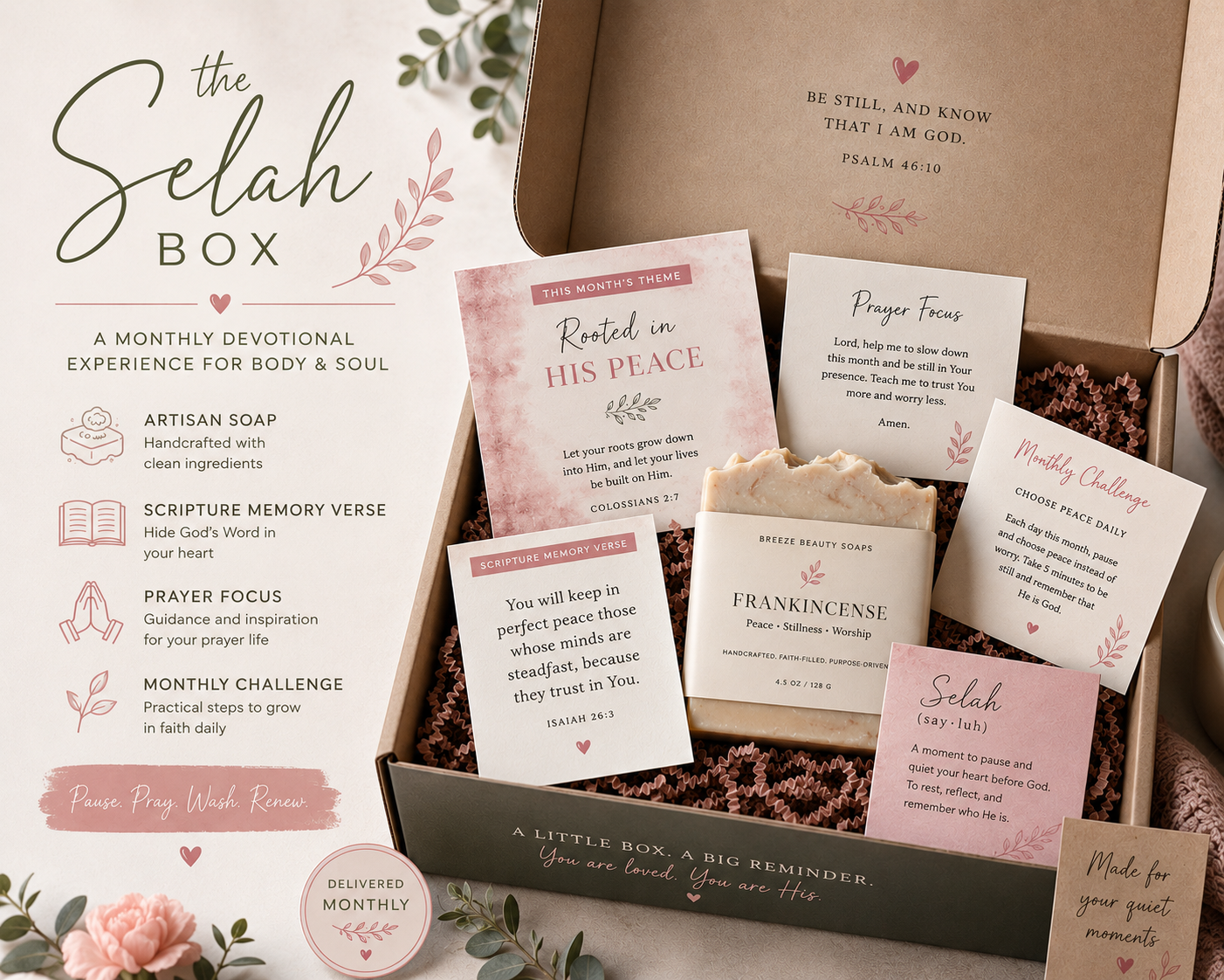 Selah Montlhy Devotional Box